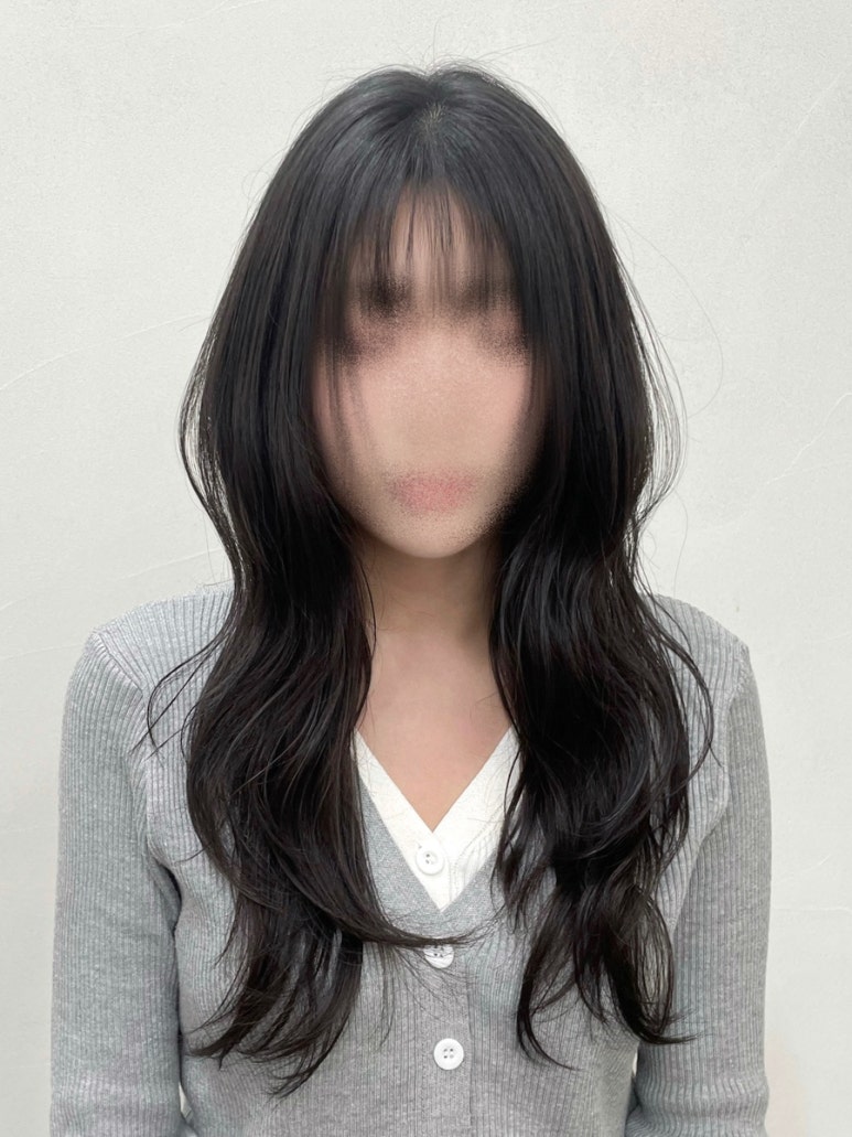 규리헤어라인 이미지