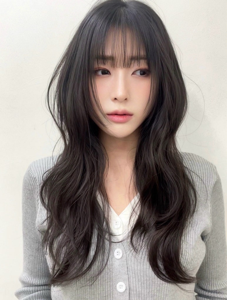 규리헤어라인 이미지