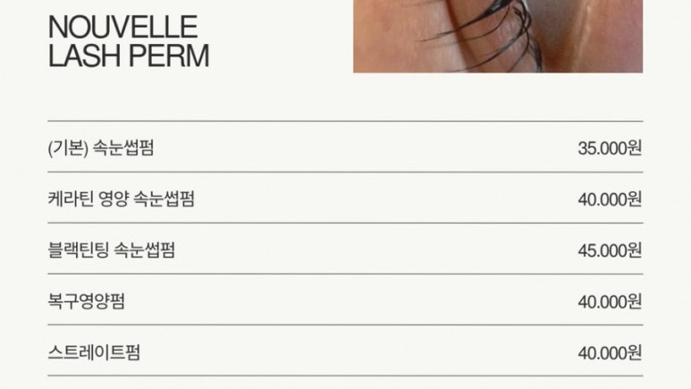 누벨르브로우 이미지