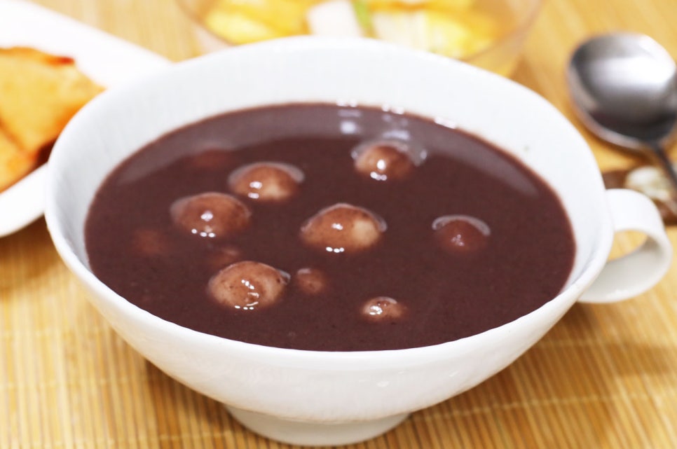 새알팥죽, 팥국물 진하게 내서 황금비율새알로 더 맛있게 끓이기~!! : 네이버 블로그