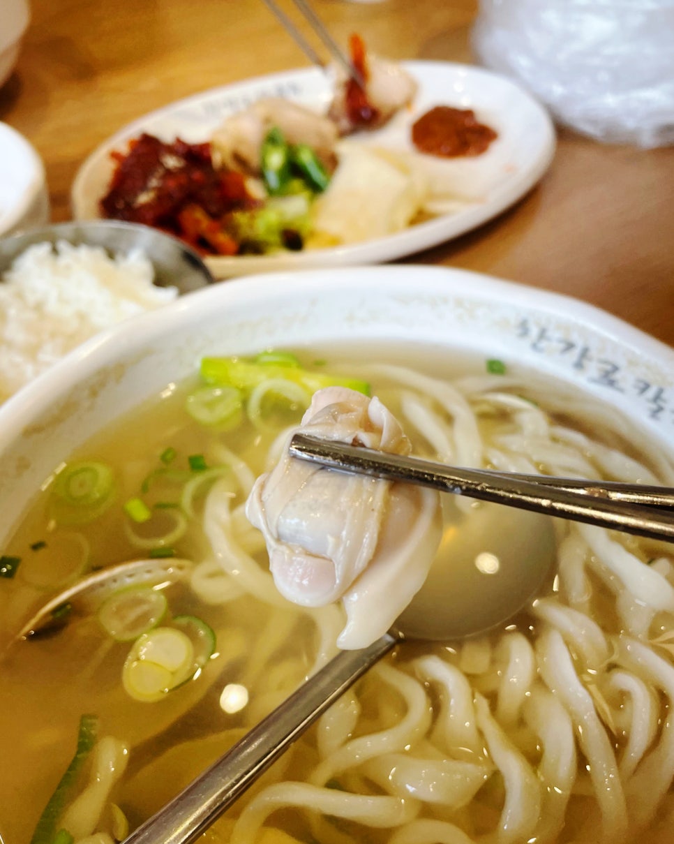 백합칼국수 & 보쌈 이미지