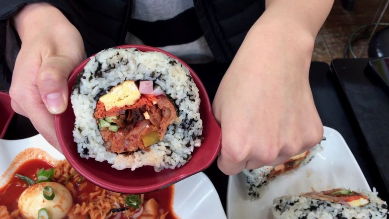 정문김밥 이미지