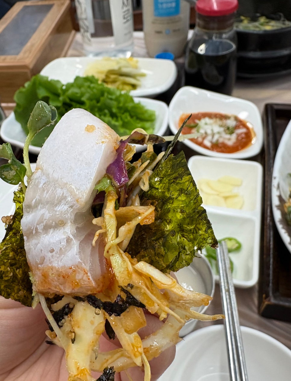 백김치새싹막회우아 이미지