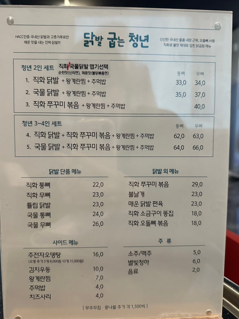 닭발굽는청년 이미지