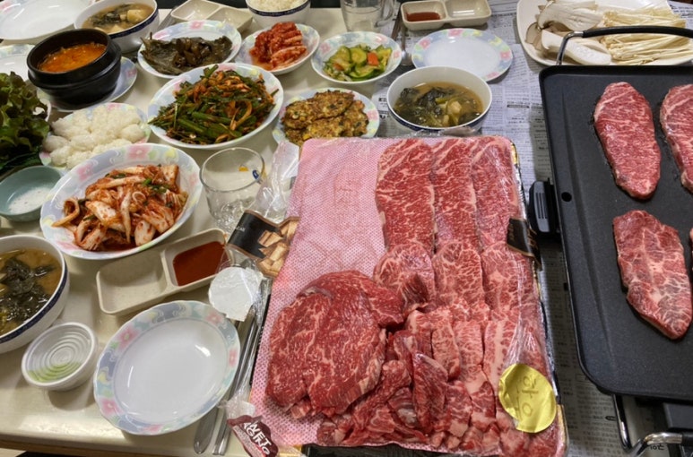 제로마트 정육점 이미지