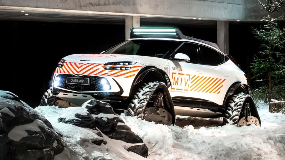 전기 SUV 제네시스 GV60 MIV(Mountain Intervention Vehicle) 이미지 2