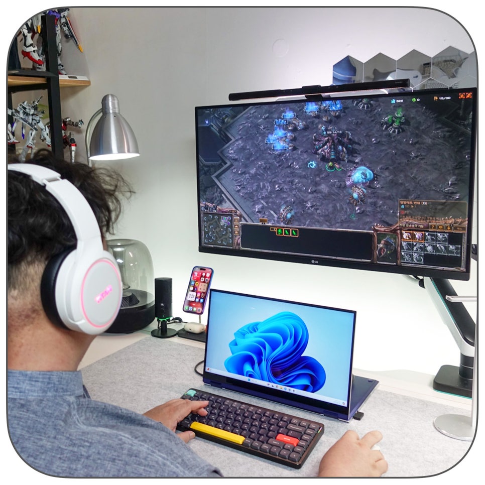 nuphy air75 v2 갈축 유 무선 블루투스 기계식 키보드 추천