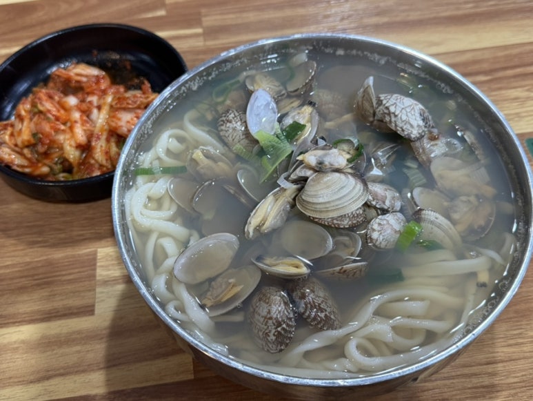 수바지락칼국수 이미지