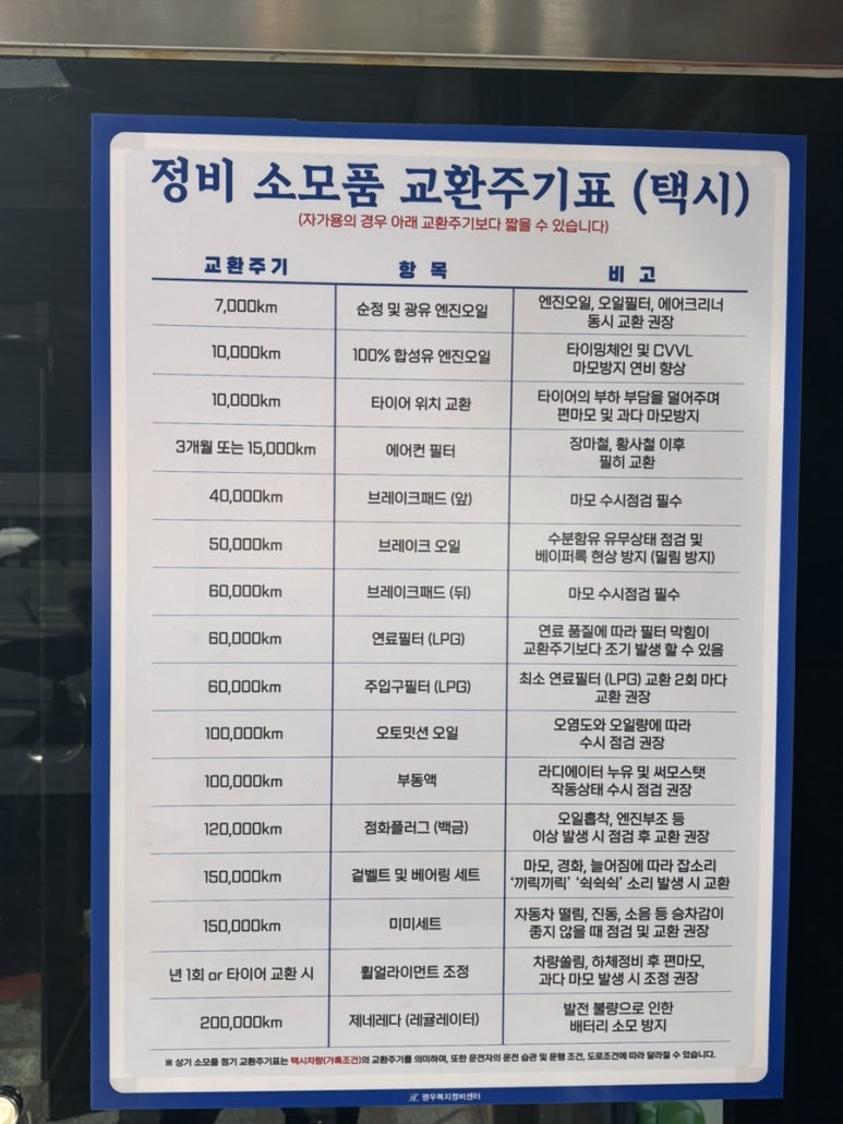 개인택시정비센타 이미지