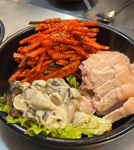 산오징어비빔，회 이미지