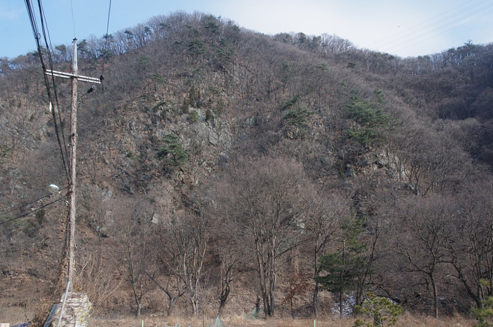 노고산의 바위들 이미지