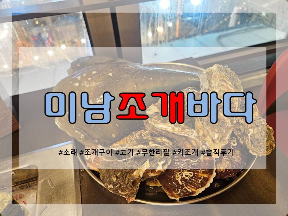 미남조개바다 이미지