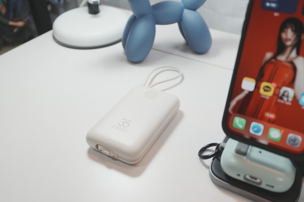 이메이션 35W 고속충전 케이블일체형 대용량 보조배터리 20000mAh 후기 이미지 14