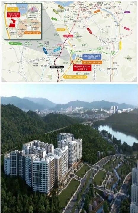 백운산숲속의아침 이미지