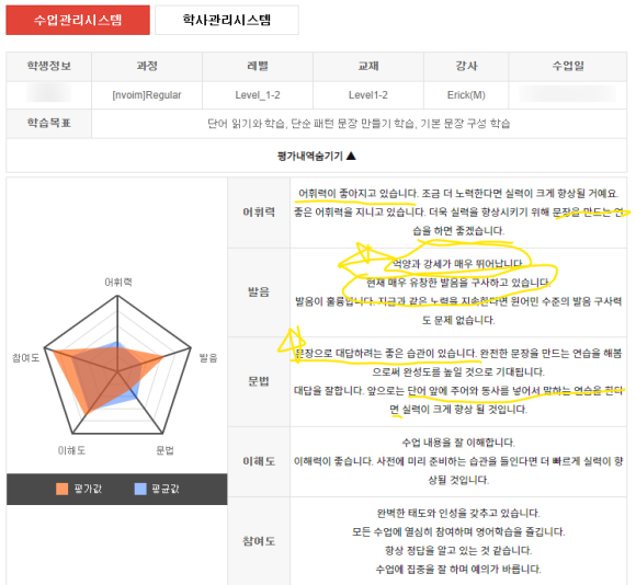 예리엘잉글리쉬분당 이미지
