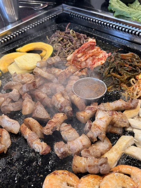 왕돌판구이한판목포 이미지