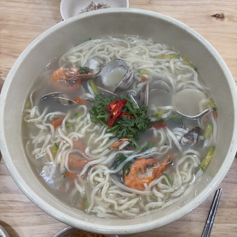 범칼국수 이미지