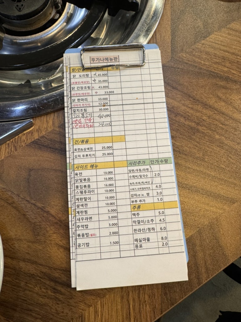 무가나 닭도리탕 이미지