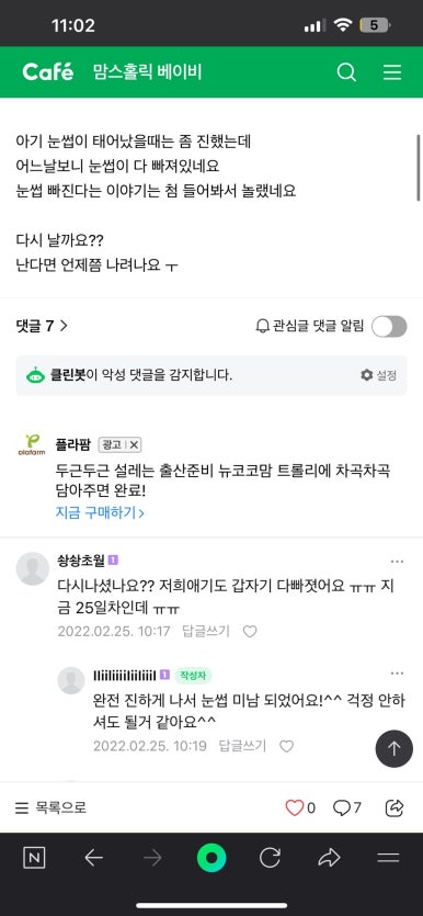눈썹공주 이미지