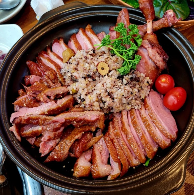 가마솥오리바베큐 이미지