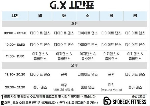 스포벡휘트니스종암 이미지