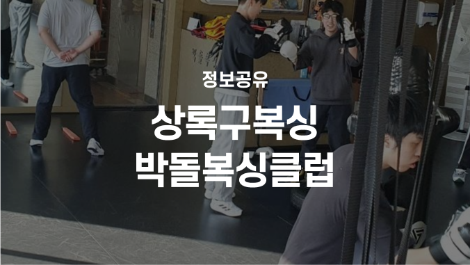 상록복싱체육관 이미지