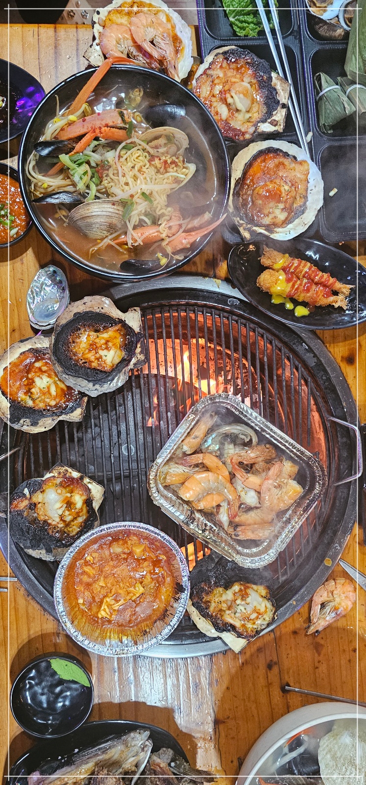 바다회조개구이 이미지