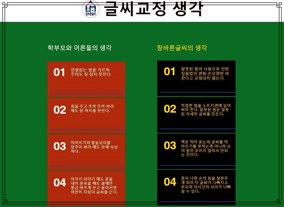 글씨교정 이미지