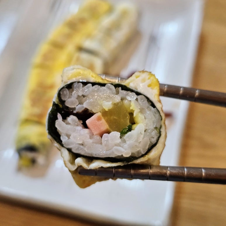 달인즉석계란말이김밥 이미지