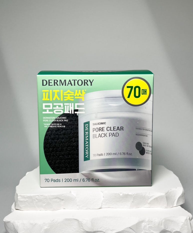 Dermatory Salicylic Pore Clear Black Pad 70 Sheets