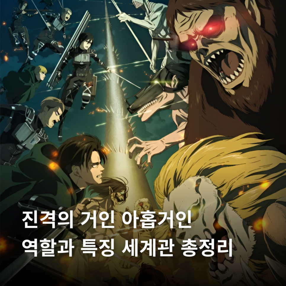진격의 거인 아홉거인 역할과 특징 세계관 총정리 네이버 블로그