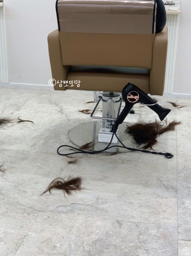 머리카락헤어샾 이미지