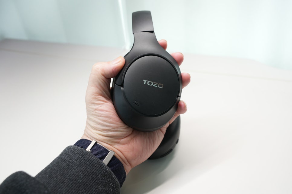 TOZO AI H10 하이브리드 ANC 블루투스 유선 무선 헤드폰 추천 이미지 10