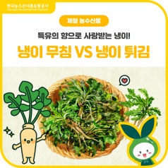 봄!하면 빠질 수 없는 냉이, [냉이 무침 VS 냉이 튀김] 여러분의 선택은?! 바로가기