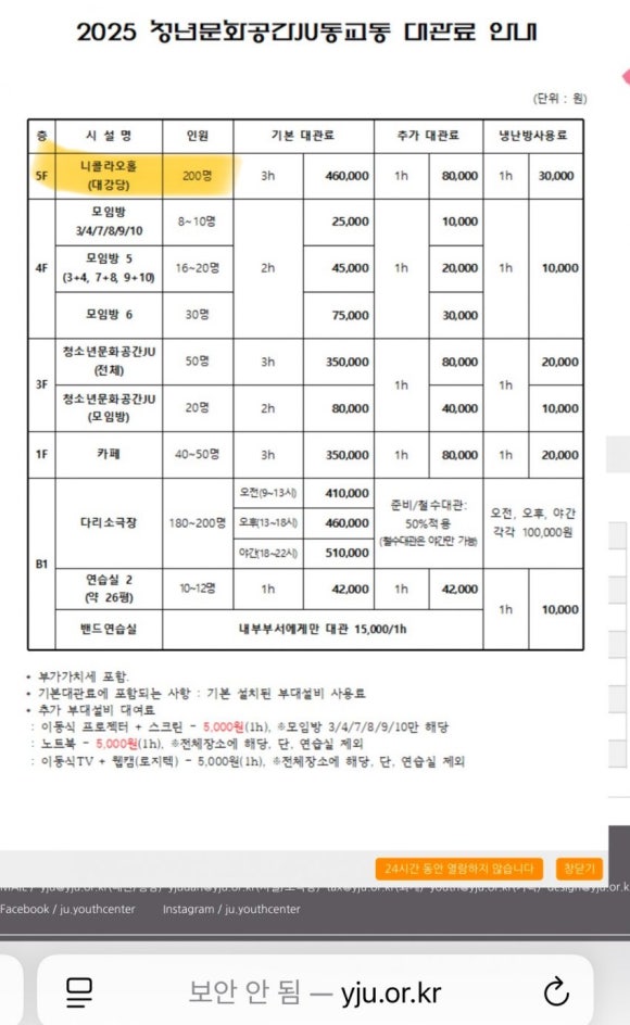 청년문화공간JU 이미지