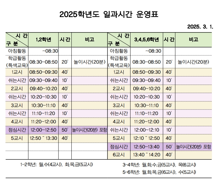 외삼초등학교 이미지