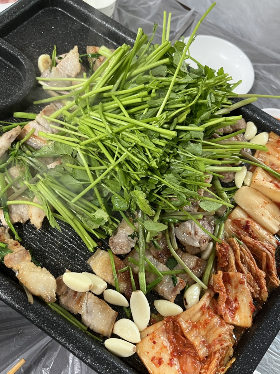미나리삼겹살 이미지