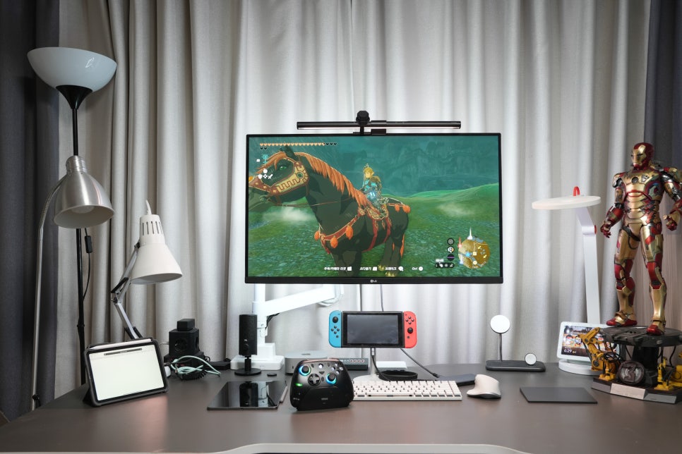 베이직기어 ‘8K 울트라 하이스피드 HDMI 2.1 케이블’ 닌텐도 스위치 연결과 아이패드 프로 듀얼 모니터 연결 이미지 4