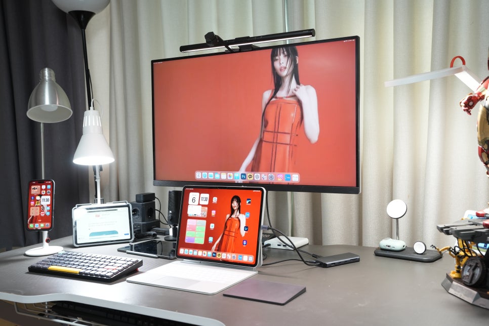베이직기어 ‘8K 울트라 하이스피드 HDMI 2.1 케이블’ 닌텐도 스위치 연결과 아이패드 프로 듀얼 모니터 연결 이미지 7