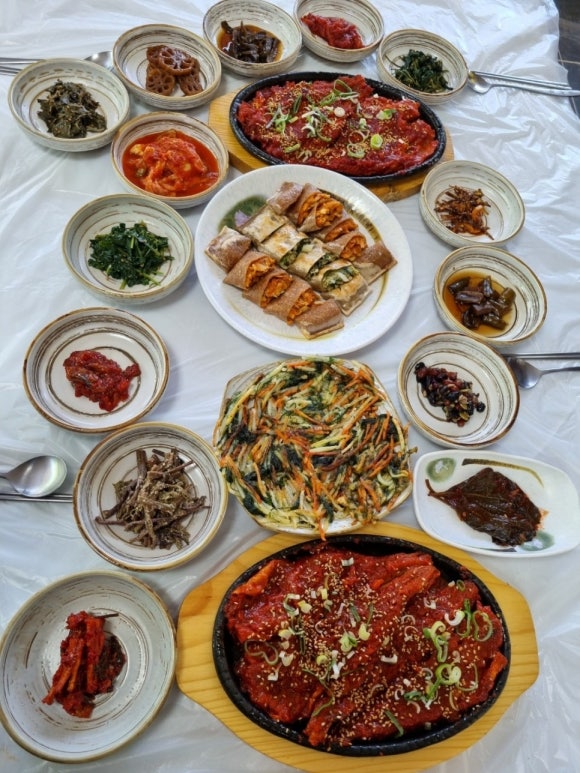 진부령황태마을 이미지