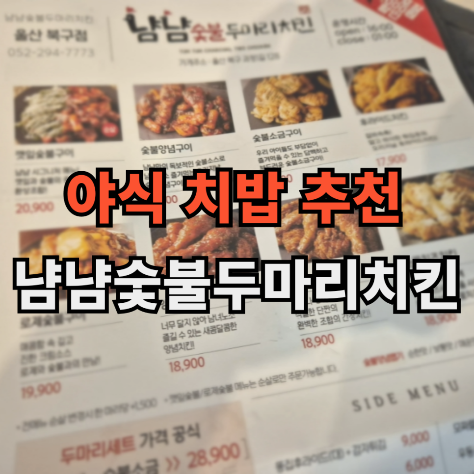 냠냠숯불두마리치킨울산 이미지
