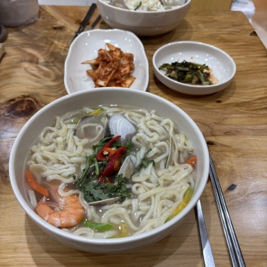 범칼국수 이미지
