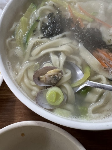 일월바지락 칼국수 이미지