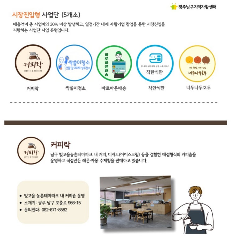광주남구지역자활센터 너두나두호두 이미지