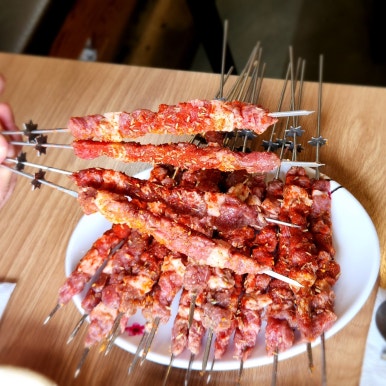 백옥꼬치구이 이미지