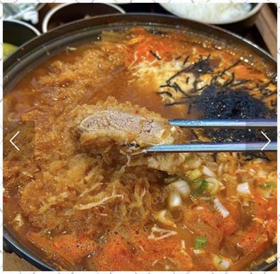 여기;돈까스 이미지