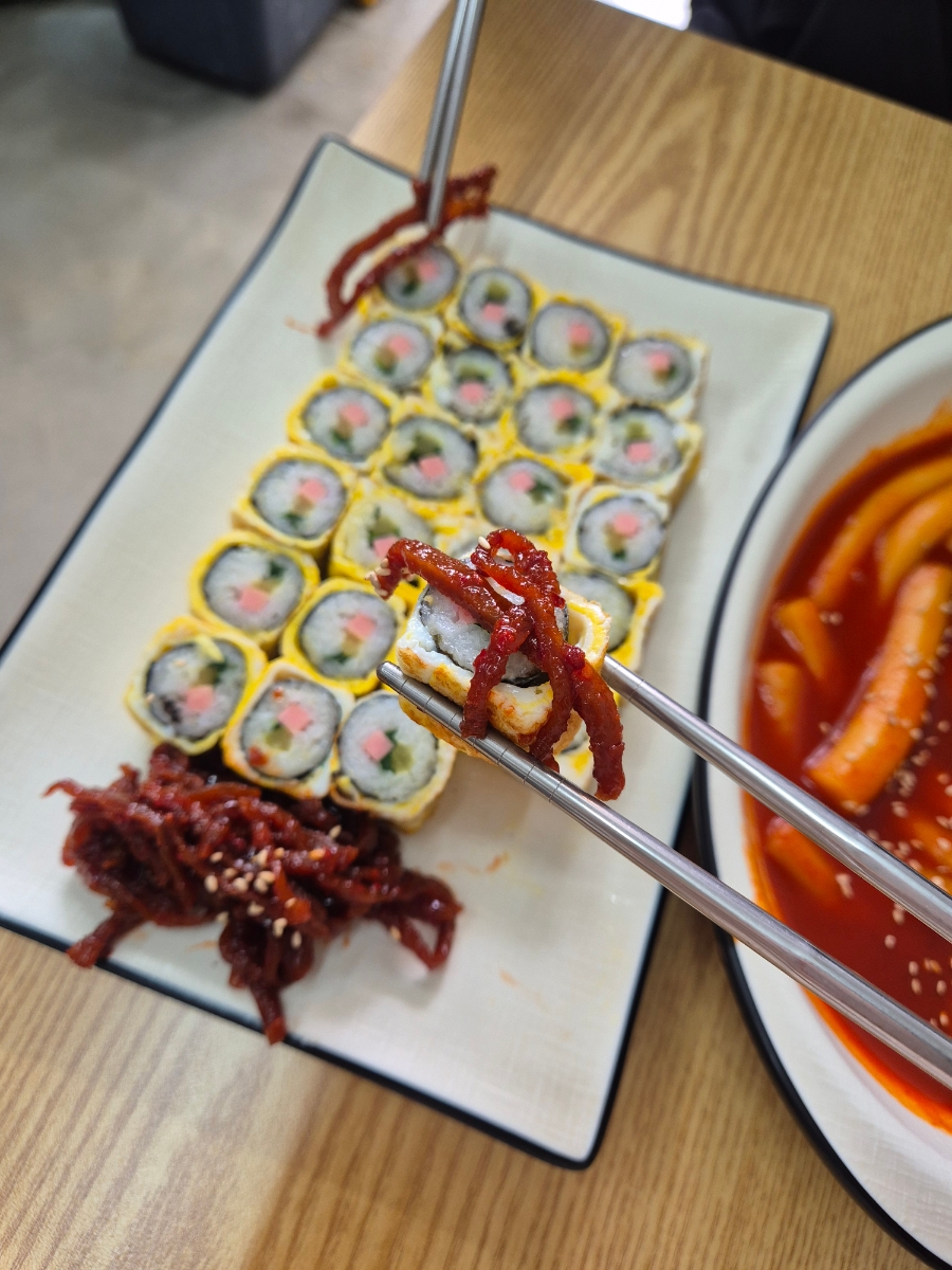 달인즉석계란말이김밥 이미지