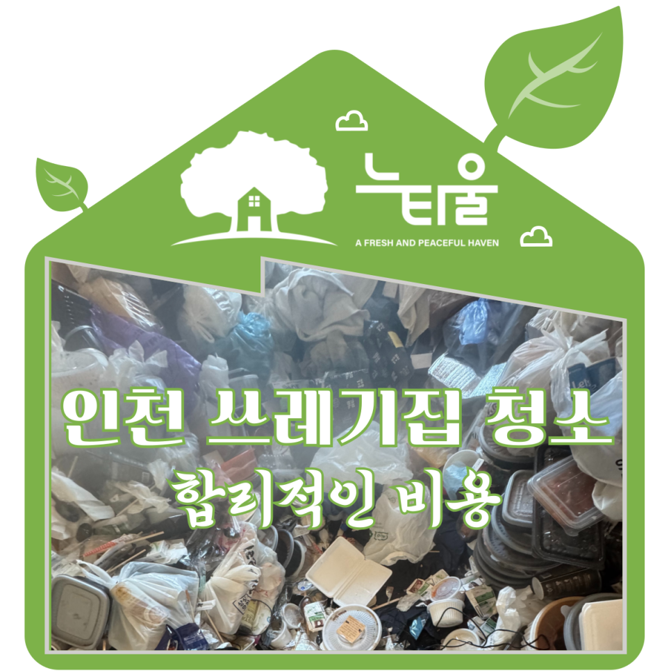 인천 원룸 쓰레기집, 전문업체를 통한 청소사례