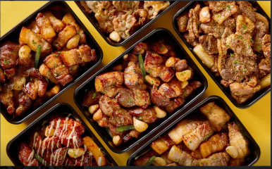 푸줏간고기도시락 이미지