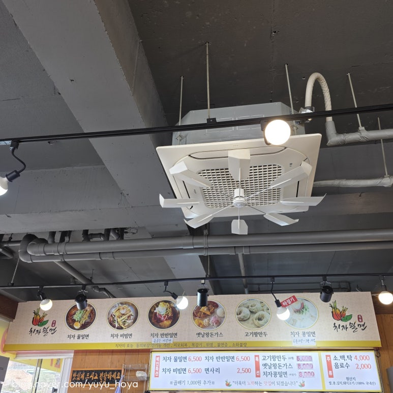치자밀면 이미지